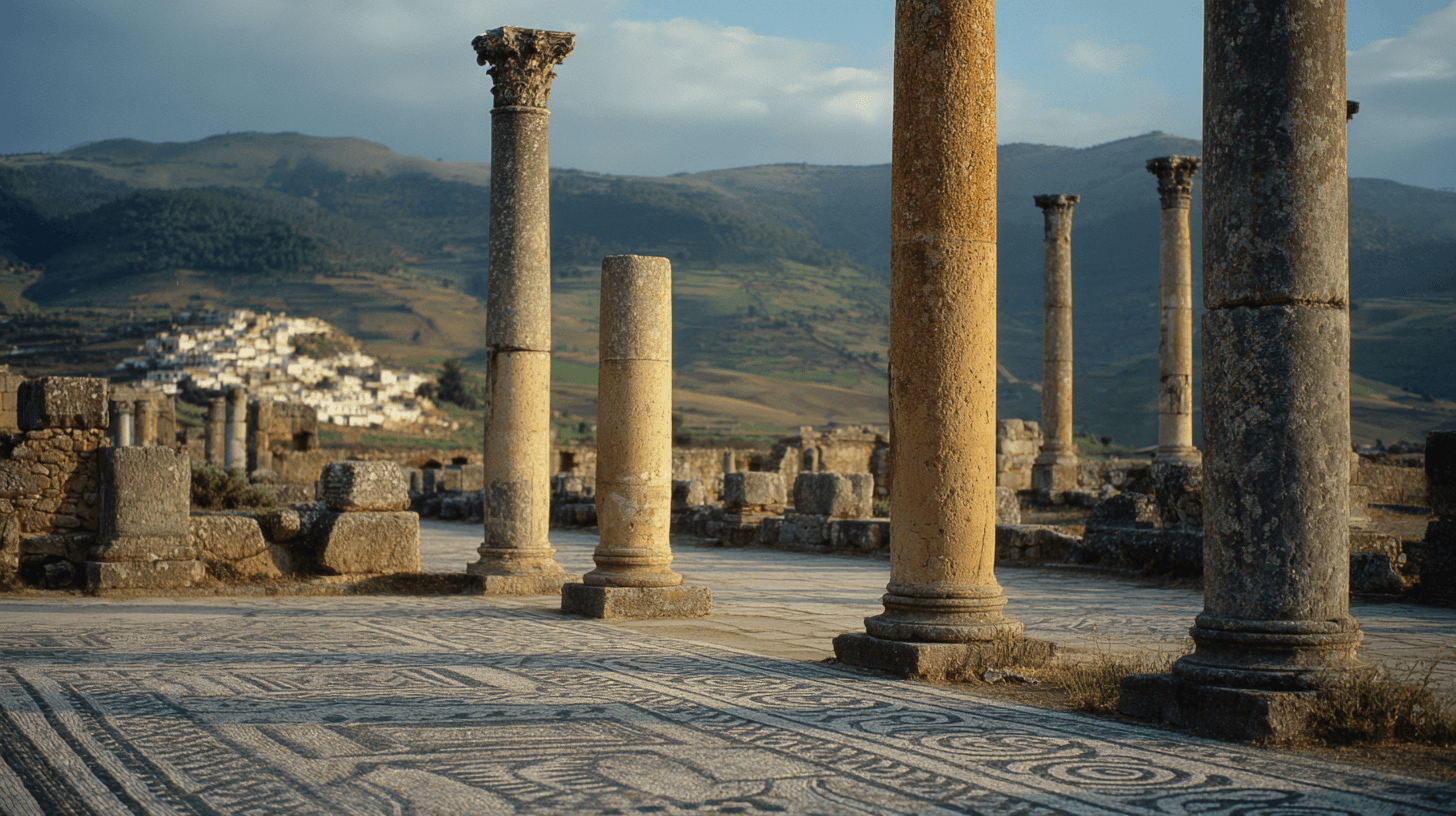 Volubilis (Jewish Presence) in Near Meknes, Morocco - Historic
