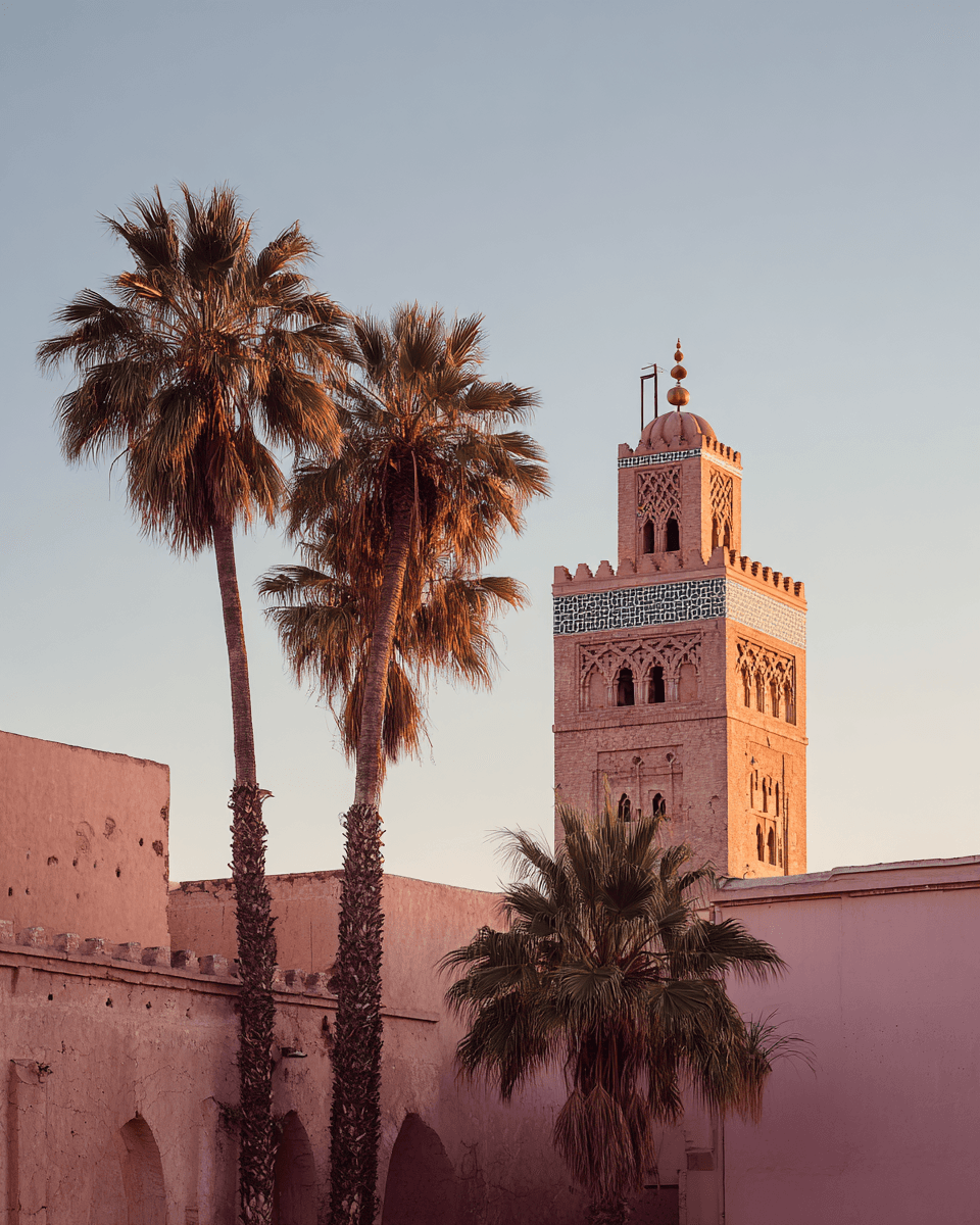 Koutoubia Mosque in marrakech, Morocco - Monuments