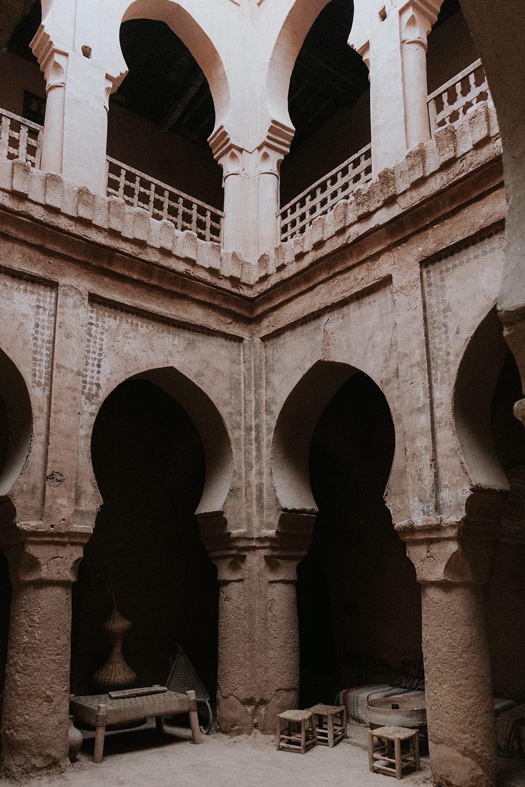 Tamnougalt Kasbah in draa-valley, Morocco - Kasbahs