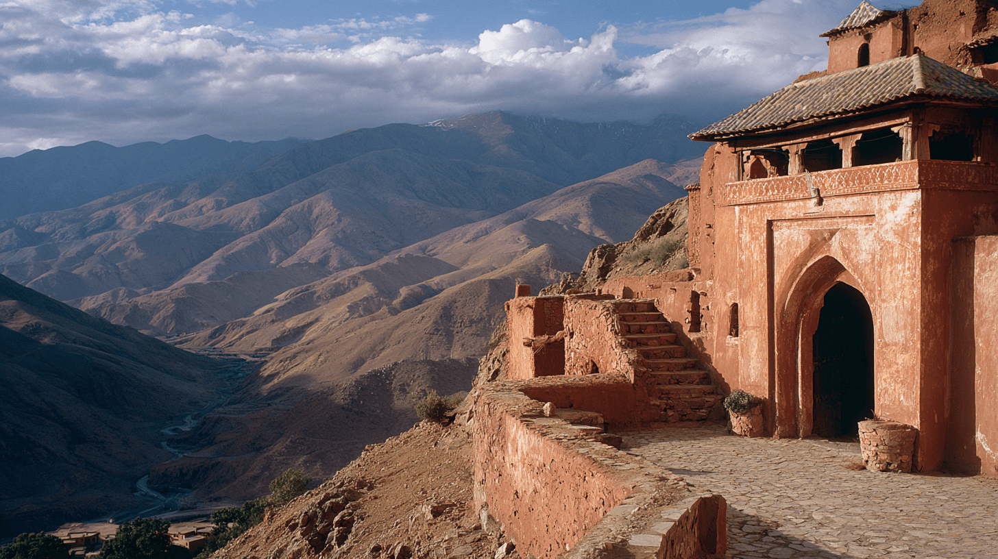 Shrine of Moulay Ighi in Atlas Mountains, Morocco - Sacred